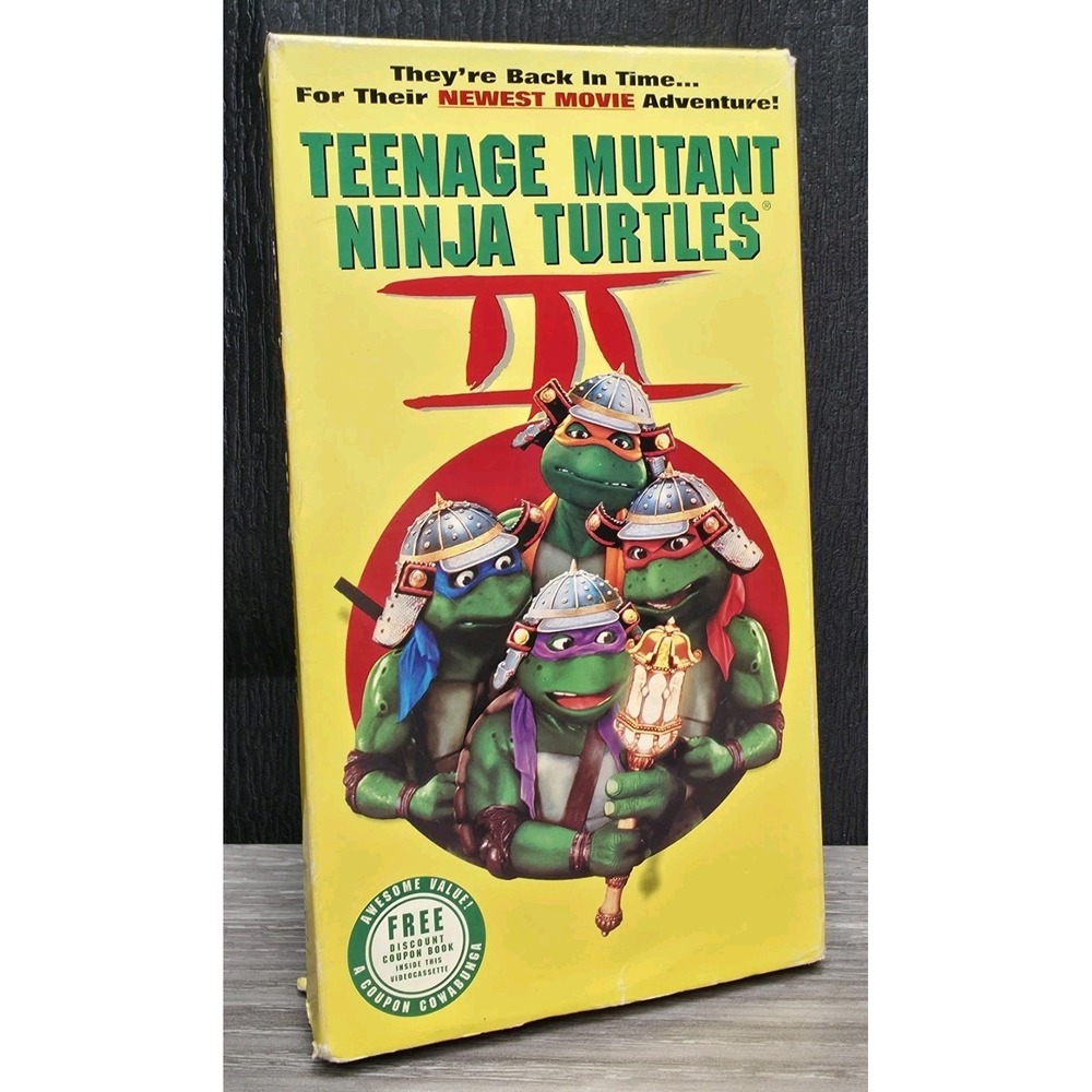 The Teenage Mutant Ninja Turtles III (VHS, 1993)